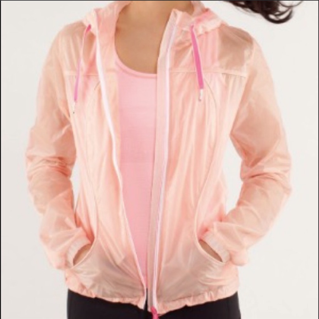 Lululemon Athletica Pink Hooded Jacket